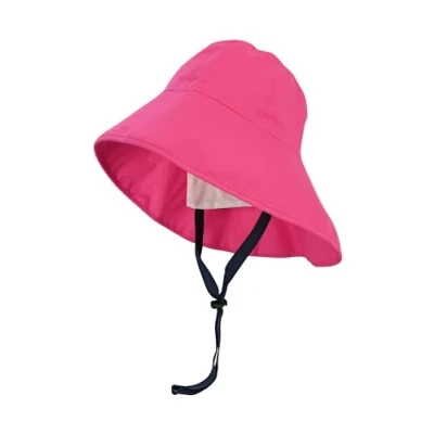 Image of crazy4sailing Unisex Southwester Storm Breathable Rain Hat Brim Waterproof, pink, S
