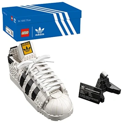 Image of LEGO Adidas Originals Superstar 10282 Building Kit; Build and Display The Iconic Sneaker; New 2021 (731 Pieces)