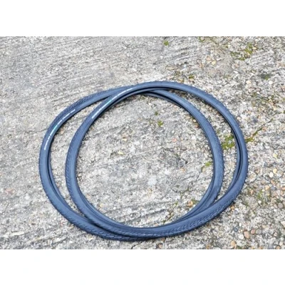 Image of Road Cruiser Bike Tyres PAIR 700 x 32c City Hybrid Smooth Puncture Resistant