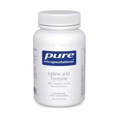 Image of Pure Encapsulations Iodine &amp; Tyrosine Thyroid Function and Nervous System 60 Capsules