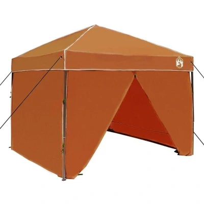 Image of Vidaxl Canopy Tent Orange 250 x 227 / 236 245 cm Oxford fabric