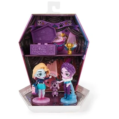 Image of Zombaes Forever, Wild Vibes, Rest in Show Zombie Dolls and Accessories Deluxe Set, 2 Exclusive 8.9 cm Figures, Pets More, Kids’ Toys for Girls