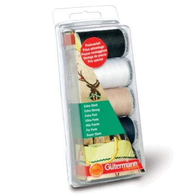 Image of Gutermann 5 X 100 m Strong Percent Polyester Thread Set