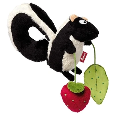 Image of sigikid Skunk Textile Clip Mobile for Car Seat