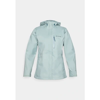 Image of Columbia Women&#039;s Pouring Adventure 3 Jacket, Waterproof Rain Crushed Blue, S