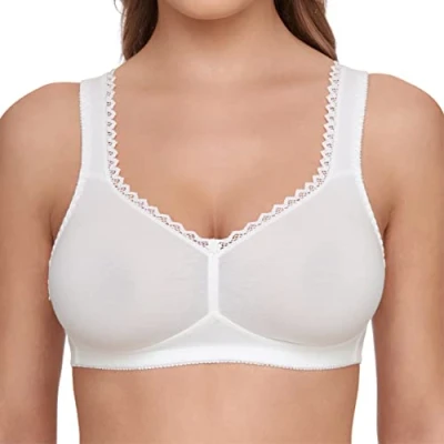 Image of Susa Women&#039;s Non Wired Bra, White (003), 38B,(Manufacturer size 85B)