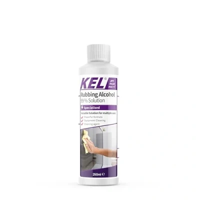 Image of KEL All Purpose Rubbing Alcohol Isopropyl 99.9% Pure Isopropanol IPA for Cleaning 250ml