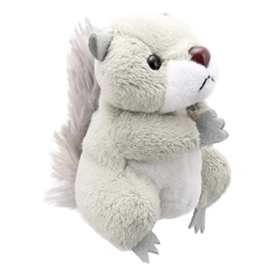 Image of The Puppet Company Squirrel Finger Grey