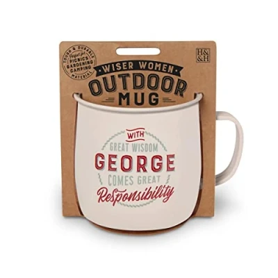 Image of History &amp; Heraldry Personalised Outdoor Mug (George)