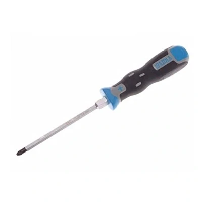 Image of Bahco 040.002.125 Tekno+ Through Shank Pozidriv Tip Screwdriver, PZ2 x 125mm