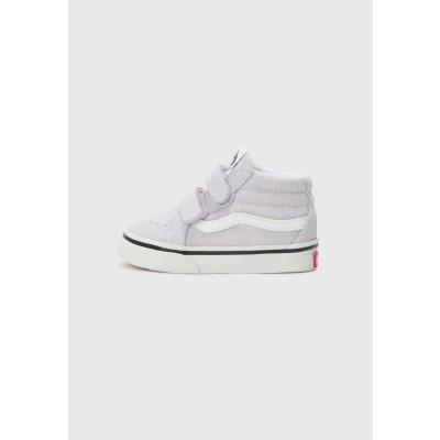 Image of Vans SK8 MID Reissue Unisex Hightop trainers for kids, Size: 6.5, Lilac mist shoes