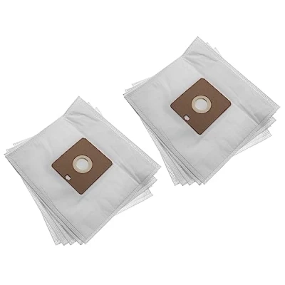 Image of vhbw 10x Vacuum Cleaner Bag compatible with Nilfisk Coupé Neo, Bravo Pet Pack, Special Cleaner, Microfleece, 24.7 cm x 27 cm, White