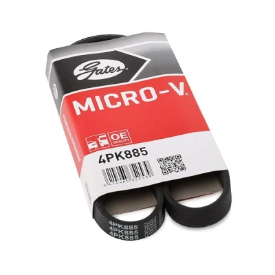 Image of 7700717899, 7700718261 V ribbed belt GATES Micro 4PK885 885mm 4 BMW: X5, 3 Coupe, Saloon, MAZDA: MX 5 2, I, 3, SUBARU: Impreza II Saloon