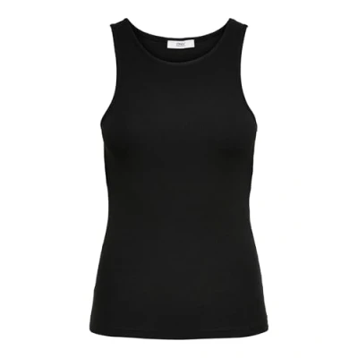 Image of ONLY Women&#039;s Onlkenya Life Rib Tank Top JRS Noos, Black, L