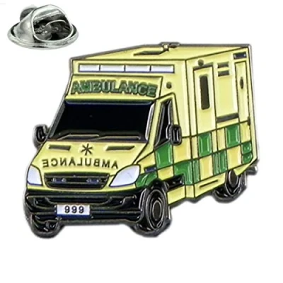 Image of Hospitals Ambulance Vehicle Metal and Enamel Lapel Pin Badge XJKB15 11