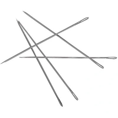 Image of LINECO Book Binder&#039;S Steel Needles 5 Pieces, White, OSFA