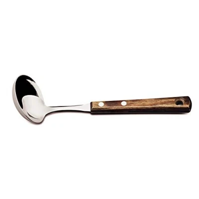 Image of Tramontina Landhaus Sauce Ladle, Real Wood Handle, Dishwasher Safe