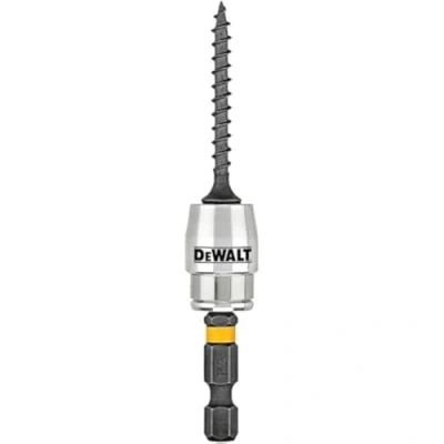 Image of DEWALT FlexTorq Magnetic Bit Holder, Impact Ready, 2 Inch (DWA2SLVIR)