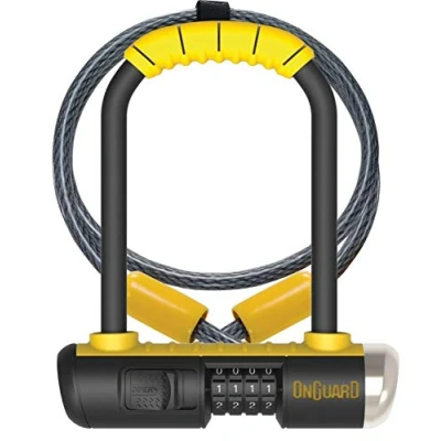 Image of ONGUARD Bulldog Shackle Lock Black 9 x 14 4 cm