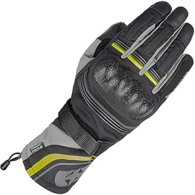 Image of Oxford GM2011052XL Montreal 4.0 Dry2Dry Motorcycle Gloves XXL Black Grey Fluo