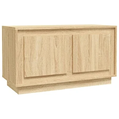 Image of vidaXL TV Cabinet Sonoma Oak 80x35x45 cm Engineered Wood