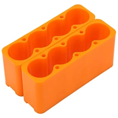 Image of 2PCS 18650 Battery Clamp Adjustable Plastic Fixing Holder for Industrial Pack Spot Welding (4 Section)