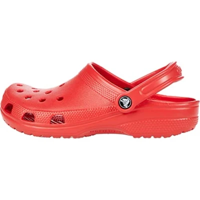 Image of Crocs Unisex Classic Clogs (Best Sellers) , Flame,5 UK Men/ 6 Women