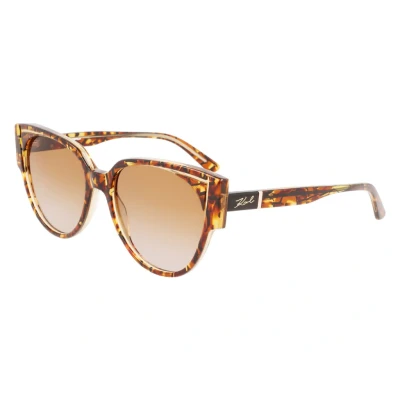 Image of Karl Lagerfeld KL6068S Sunglasses, 705 Texture Yellow, One Size