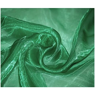 Image of Premium Crystal Organza Voile Fancy Dress Costume Decorations Fabric 150cm Wide/Sold by The Metre (Bottle)
