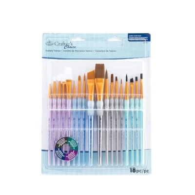Image of Royal Brush Crafter&#039;s Choice Variety Value Set 18/Pkg, Small to Medium