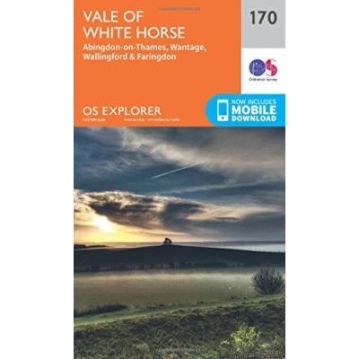 Image of Explorer 170 Abingdon, Wantage &amp; Vale of White Horse Map With Digital Version