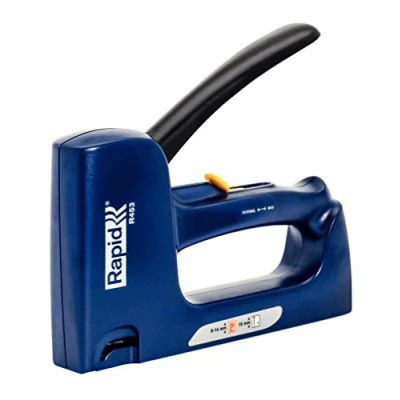Image of Rapid Multi Function Staple Gun R453 for No. 53 Staples and 8 Brads, 2 In 1 Carpentry Upholstery Tacker with Ergonomic Handle All Steel Interior Wear Parts, Made Sweden (20009550)