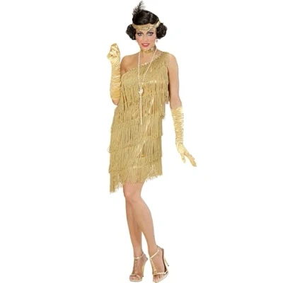 Image of Widmann Charleston dress 20s including accessories, flapper fancy costumes, carnival