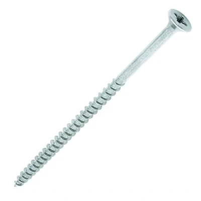Image of TIMCO Solo Chipboard &amp; Woodscrews PZ Double Countersunk 5.0 x 100 Zinc Box of