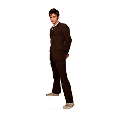 Image of STAR CUTOUTS SC125 Life Size Cut Out Tenth Doctor Who David Tennant Suit,REGULAR ,Dark Brown