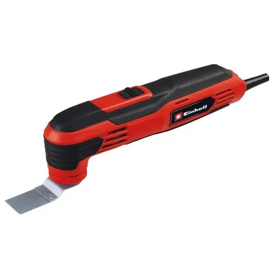 Image of Einhell TC MG 250 CE Oscillating Multi Tool 250W Kit for Sawing, Cutting, Sanding Multifunctional with Saw Blade, Plunge Blades, Delta Sander Pad and 9 x Discs
