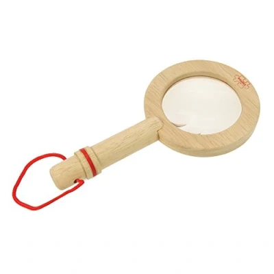 Image of Bigjigs Toys Wooden Magnifying Glass Kids for Insect Observation, Outdoor Explorer Kits &amp; Bug Catcher Sets, Quality Nature Toy