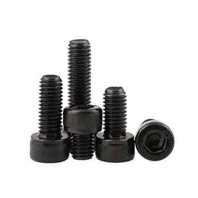 Image of BOZONLI High Tensile Allen Bolts Hex Socket Cap Screws Mechanical Parts Bolts, Black, M6*22mm,50 pcs