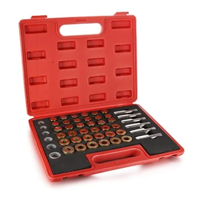 Image of Madlife Garage Professional Oil Pan Thread Sump Gearbox Repair Set Kit With Drain Plug Tool Set（114 Pcs）