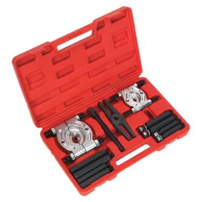 Image of Sealey Double Mechanical Bearing Separator/Puller Set 12 Piece