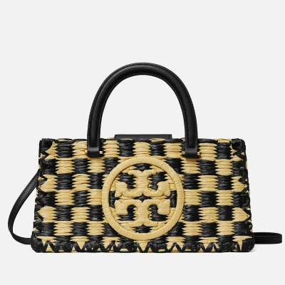 Image of Tory Burch Ella Hand Crocheted Raffia Bag