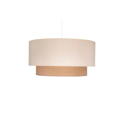 Image of Euluna Boho pendant light, beige, textile, Ø 45 cm