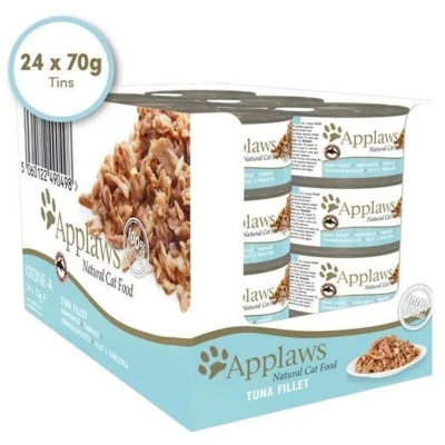 Image of Applaws Tuna Cat Food 70G 24PK (Broth), Pack of