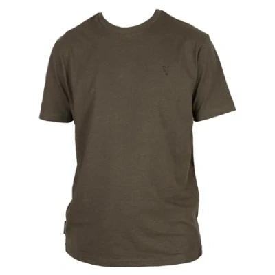 Image of Fox Collection t shirt Green &amp; Black L Fishing