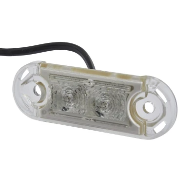 Image of E245878, E42899 Marker Light HELLA 2XS 959 855 451 12, 24V Crystal clear