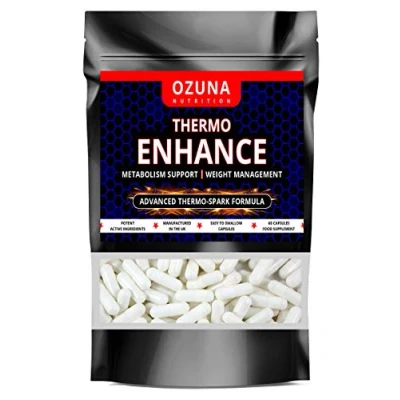 Image of Thermo Enhance Fat Burner Safe Thermogenic Weight Loss Supplement for Keto Boosts Metabolism &amp; Energy 60 Capsules