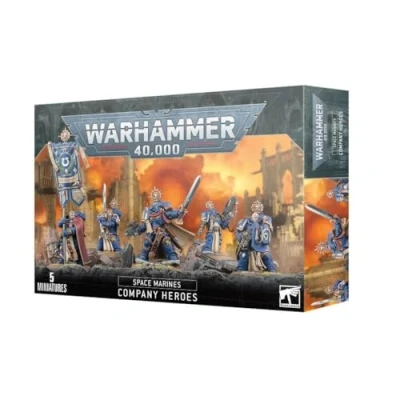 Image of Games Workshop Warhammer 40,000 Space Marines: Company Heroes (2023 Edition), Blue