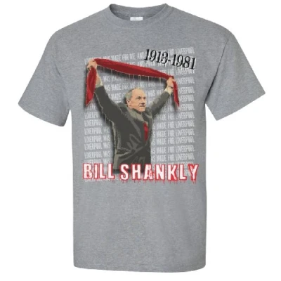 Image of Bill Shankly Graffiti Style Mens Football T Shirt