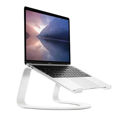 Image of Twelve South Curve for MacBooks and Laptops Ergonomic desktop cooling stand home or office, white (special edition)