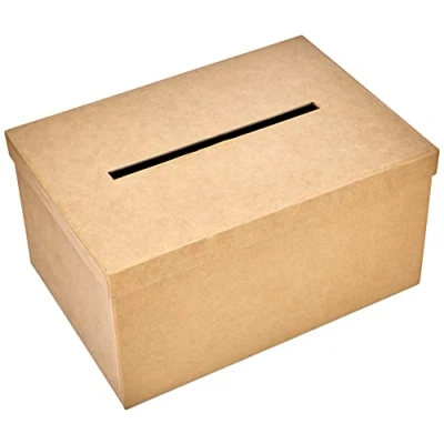 Image of Rayher 67202000 DIY Wedding Card Box, Raffle Ticket Papier Mache 30 x 21 15 cm